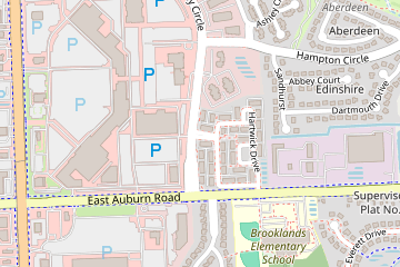 Street map of 329 Glenhurst Blvd, Rochester Hills, MI 48307